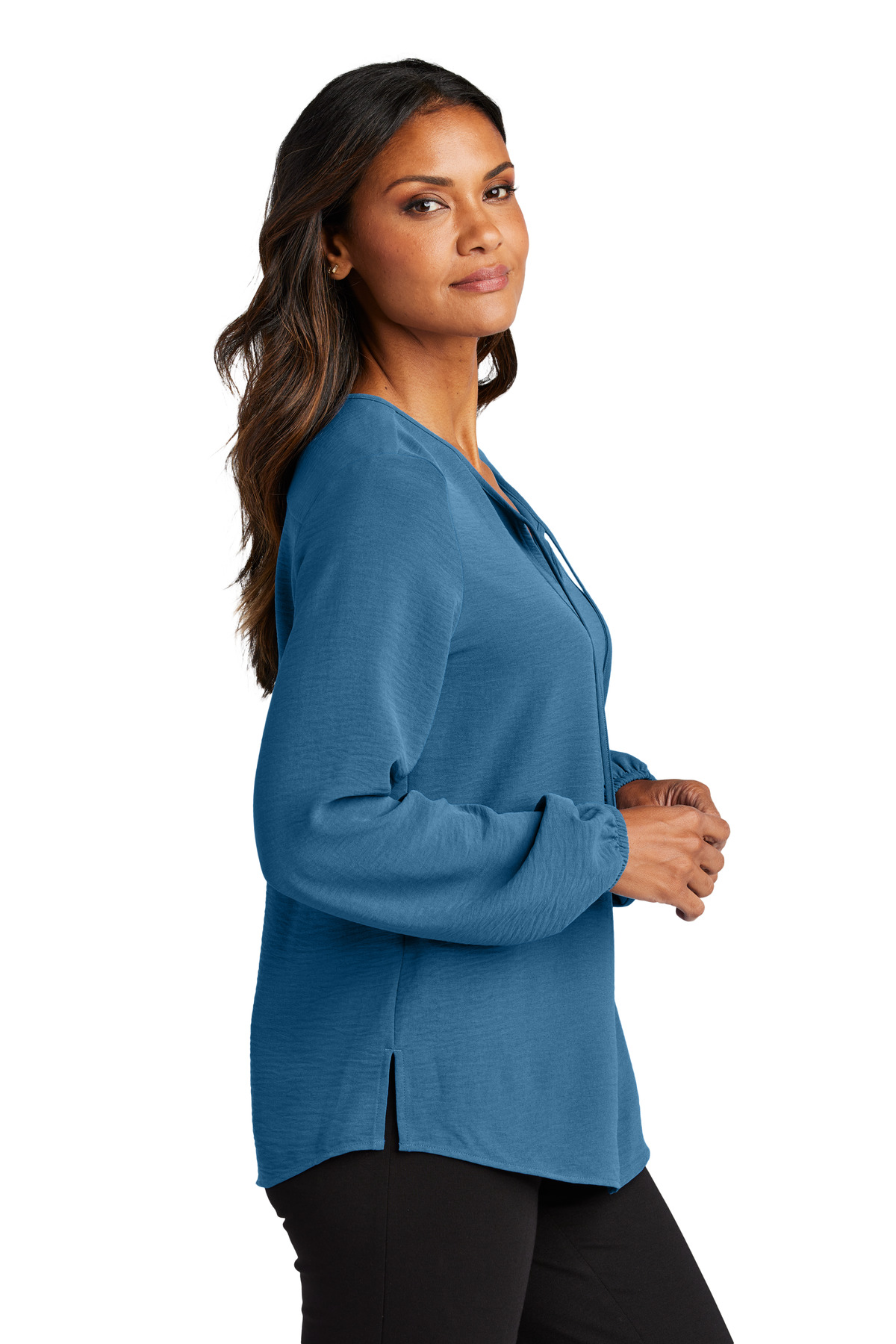 Women's Textured Crepe Blouse