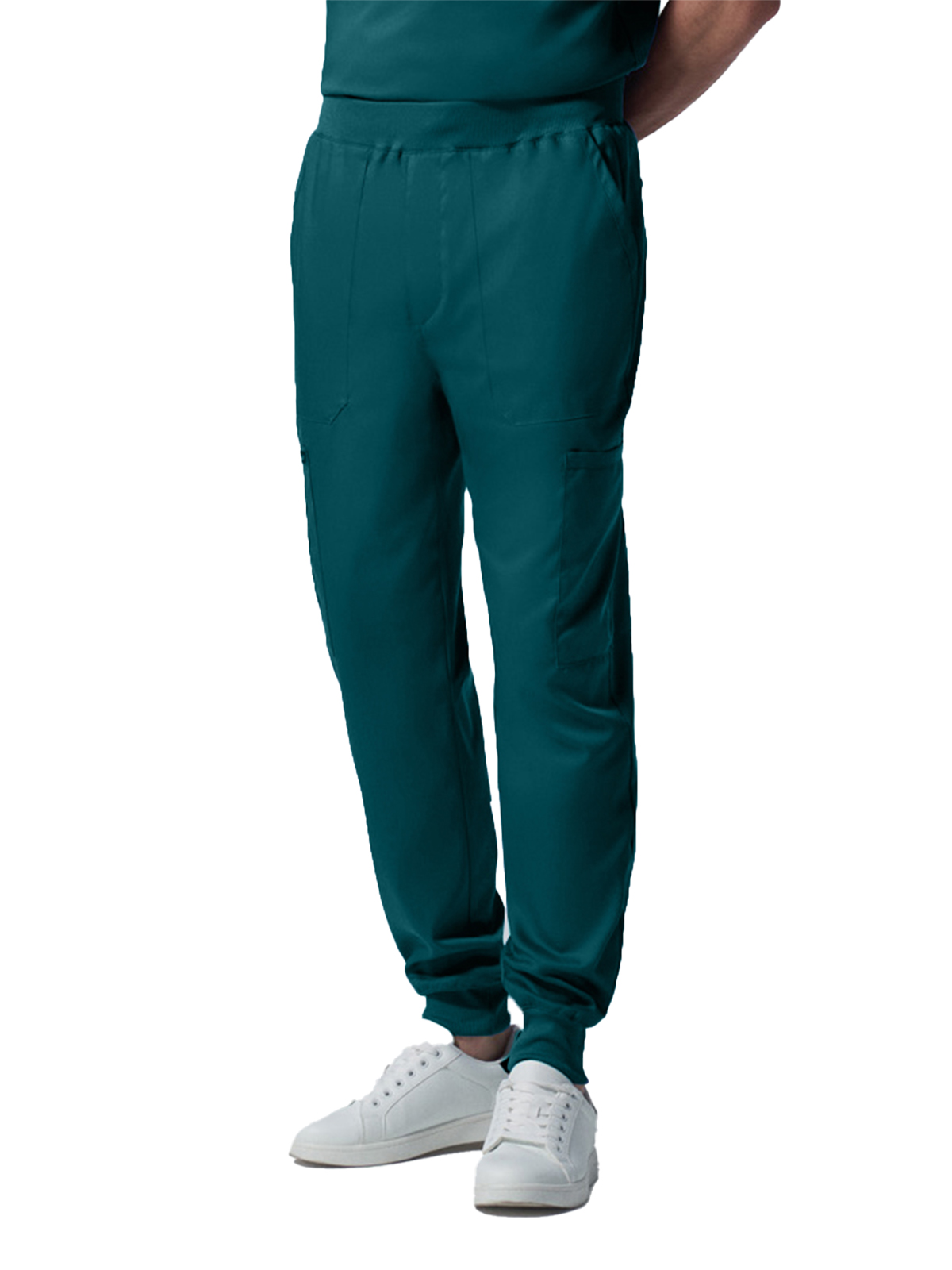 Landau - ProFlex - Men's Seven-Pocket Mid-Rise Rib-Knit Elastic Waist Jogger Pant 15