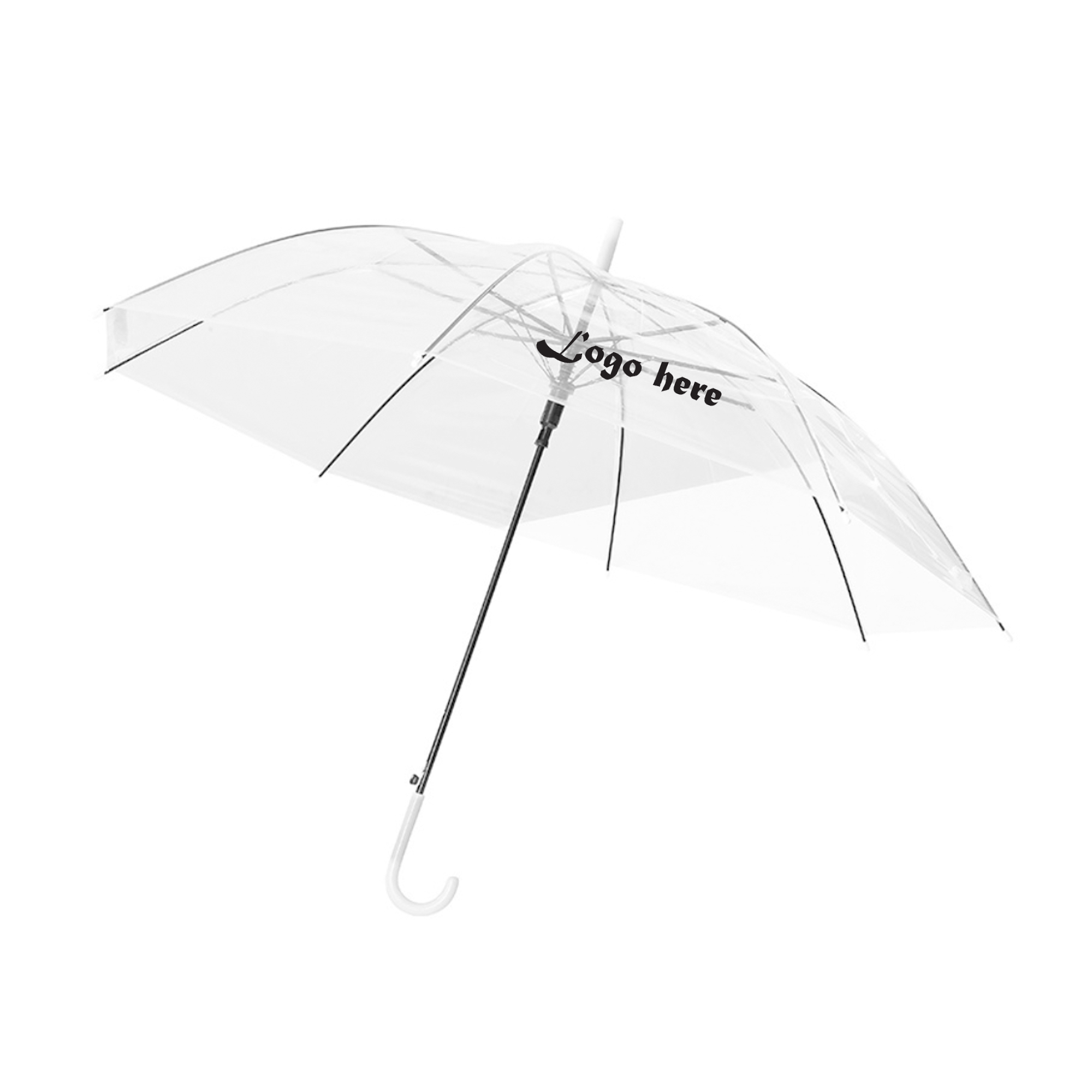 Transparent Canopy Stick Umbrella 1