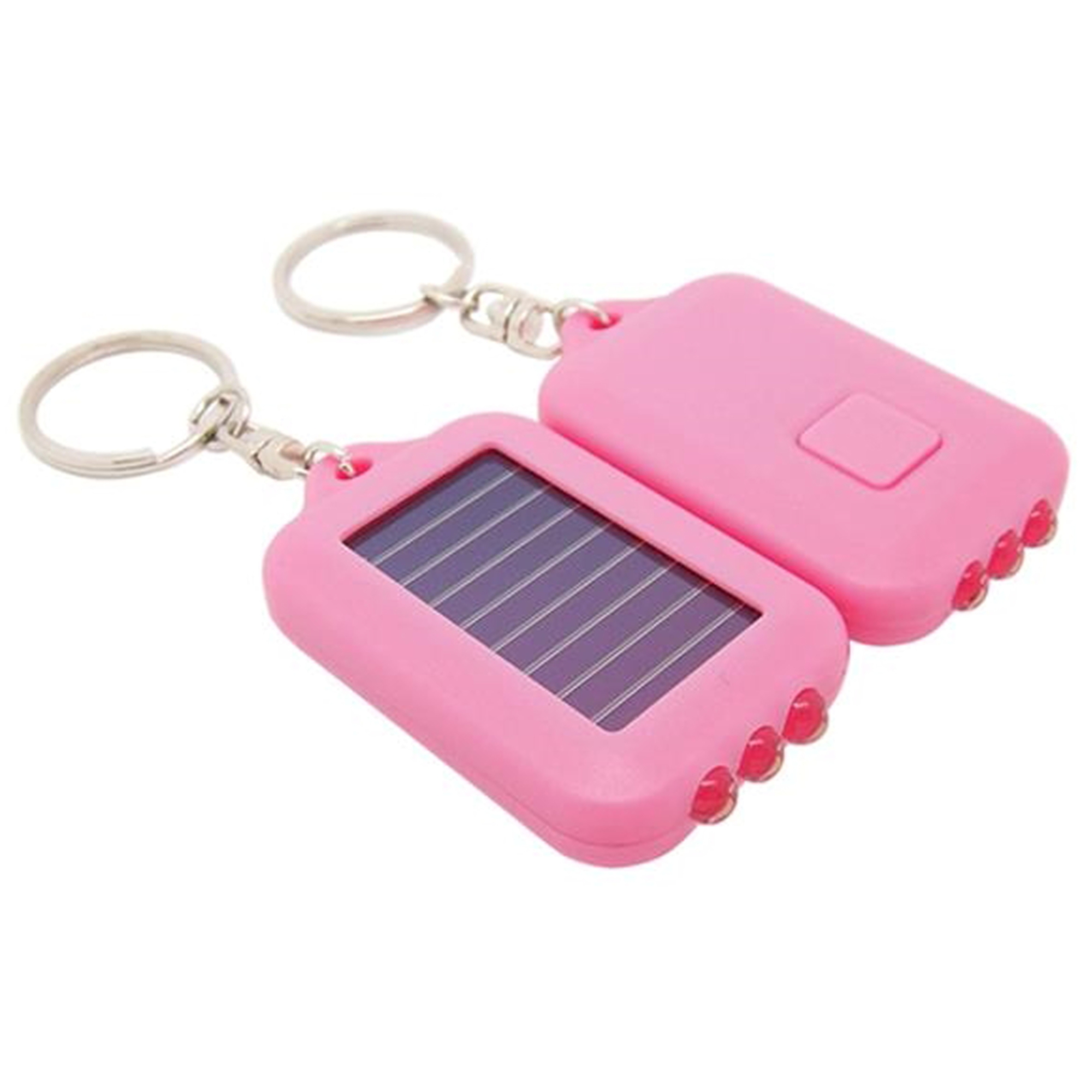 Solar Powered LED Keychain Flashlight 3