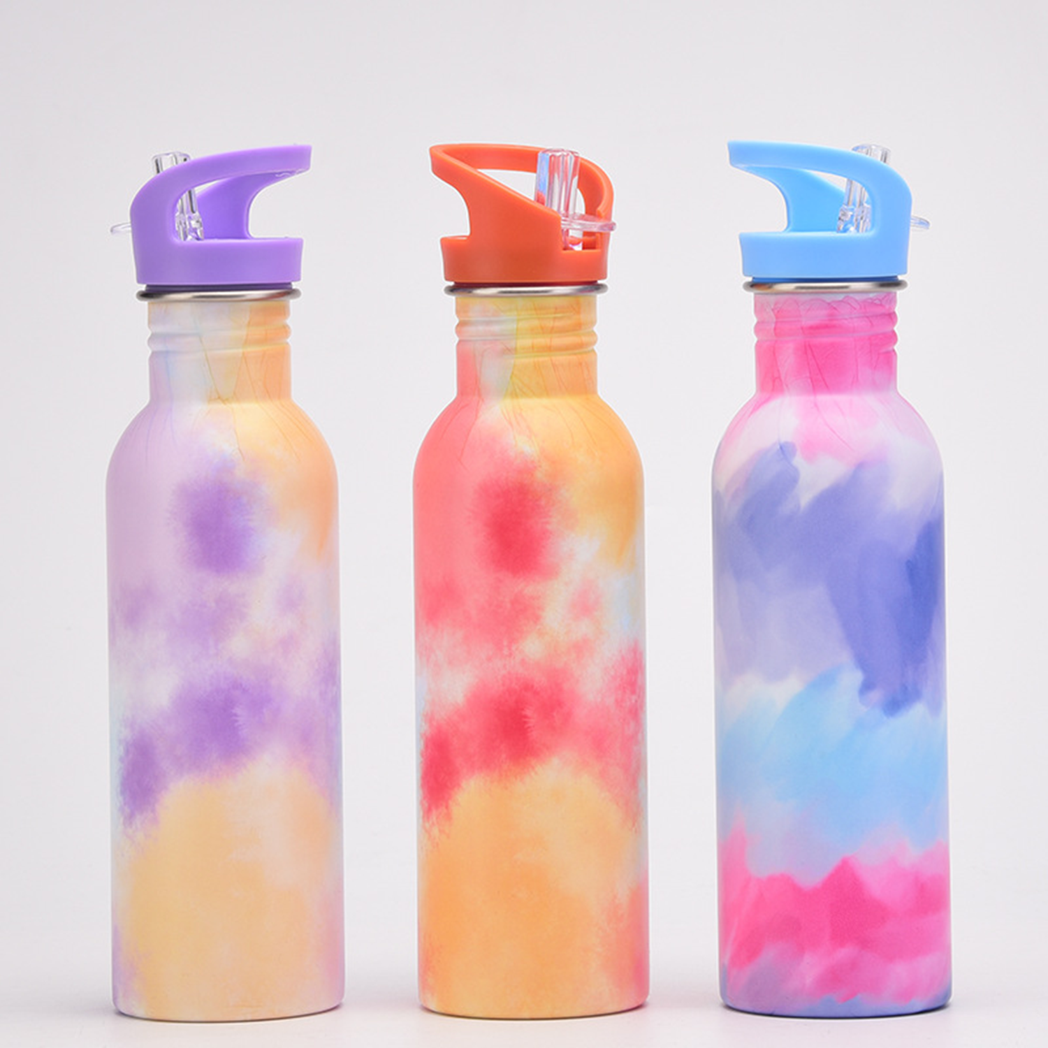25 oz Straw Lid Insulated Stainless Steel Water Bottle, custom water bottle with logo imprint 3