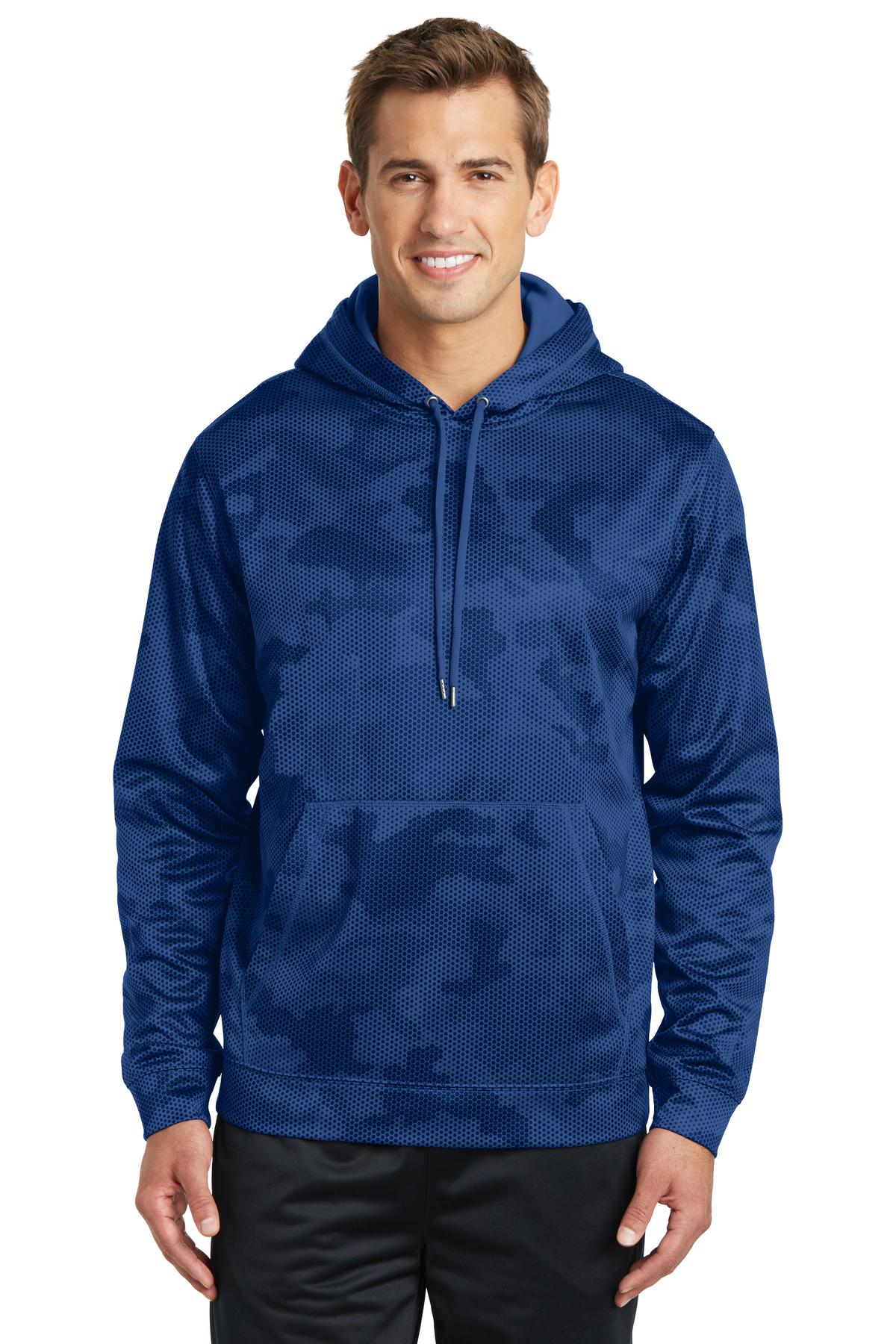 Sport-Tek Sport-Wick CamoHex Fleece Hooded Pullover. ST240 23