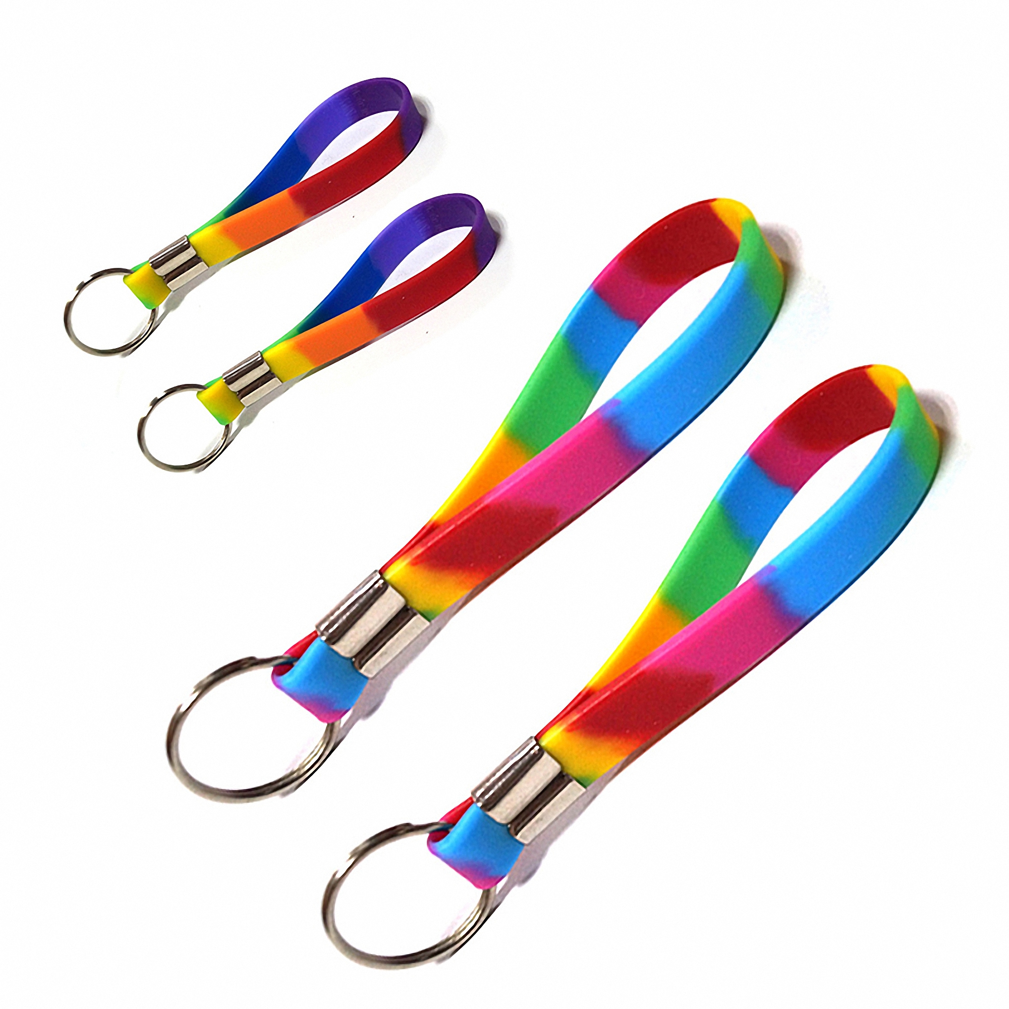 Half Inch Silicone Keychain Wristband 4