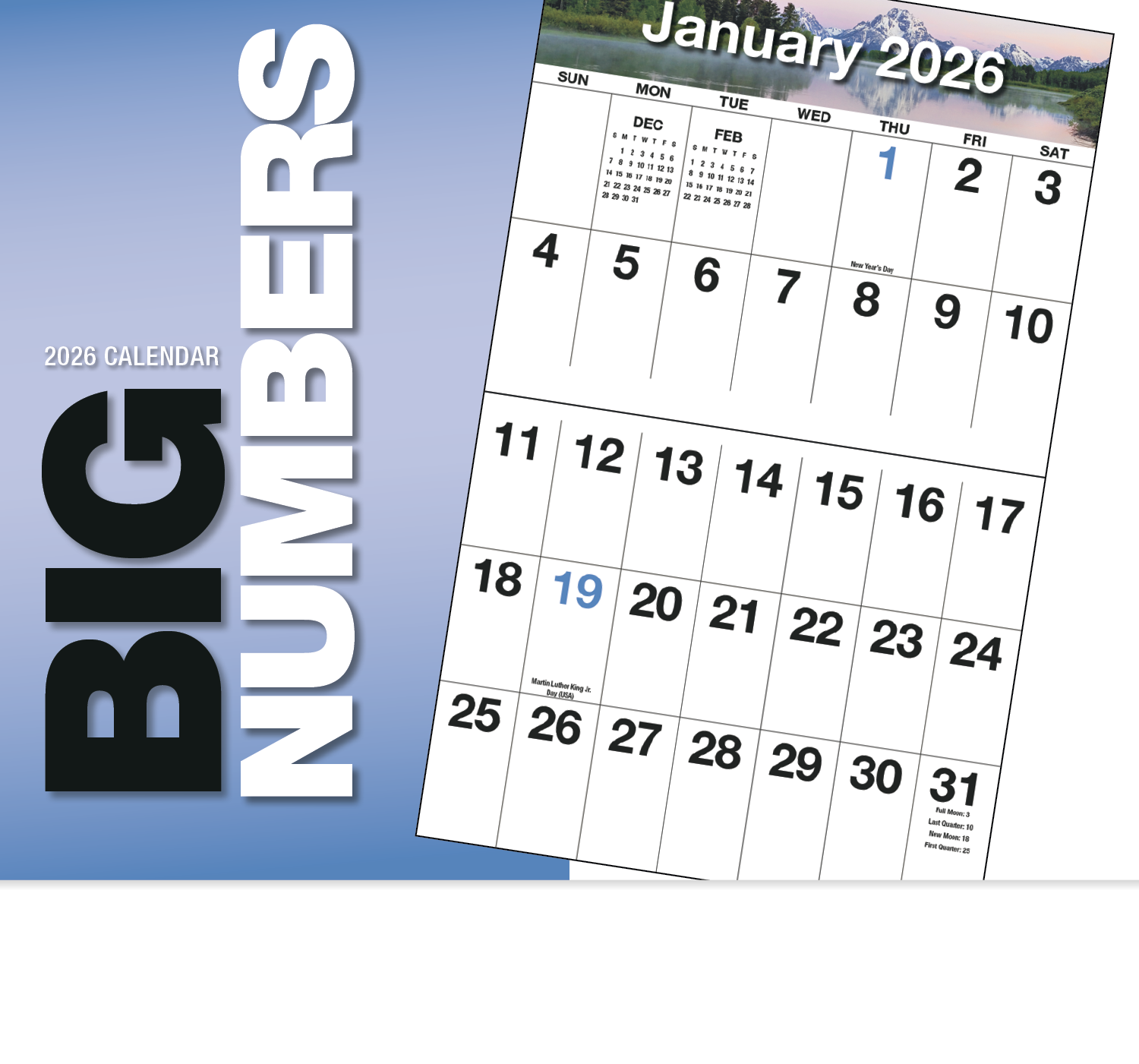HotLine® Products Big Numbers Appointment Calendar - Stapled 46