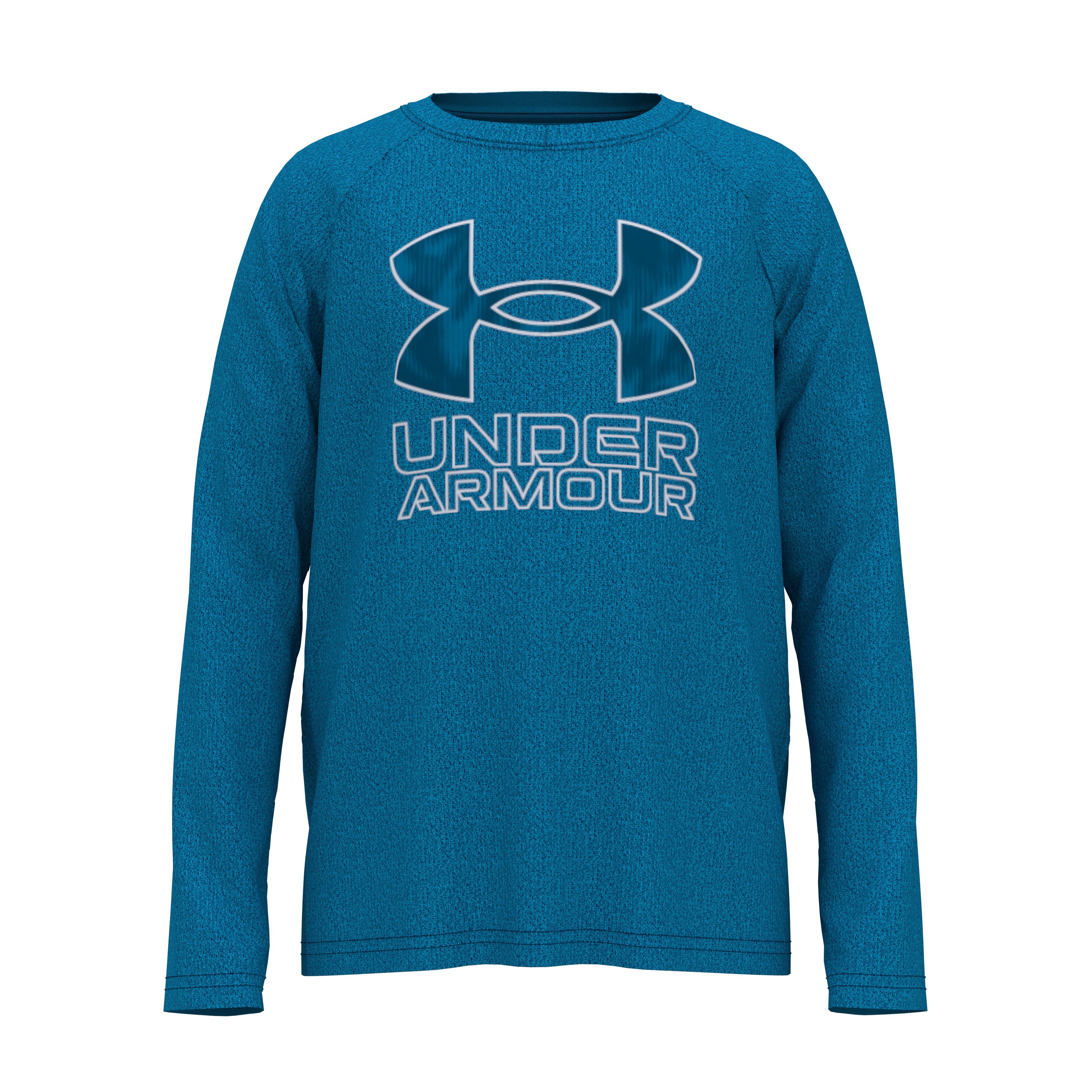 Boys' UA Tech Big Logo Print Fill Long Sleeve 2