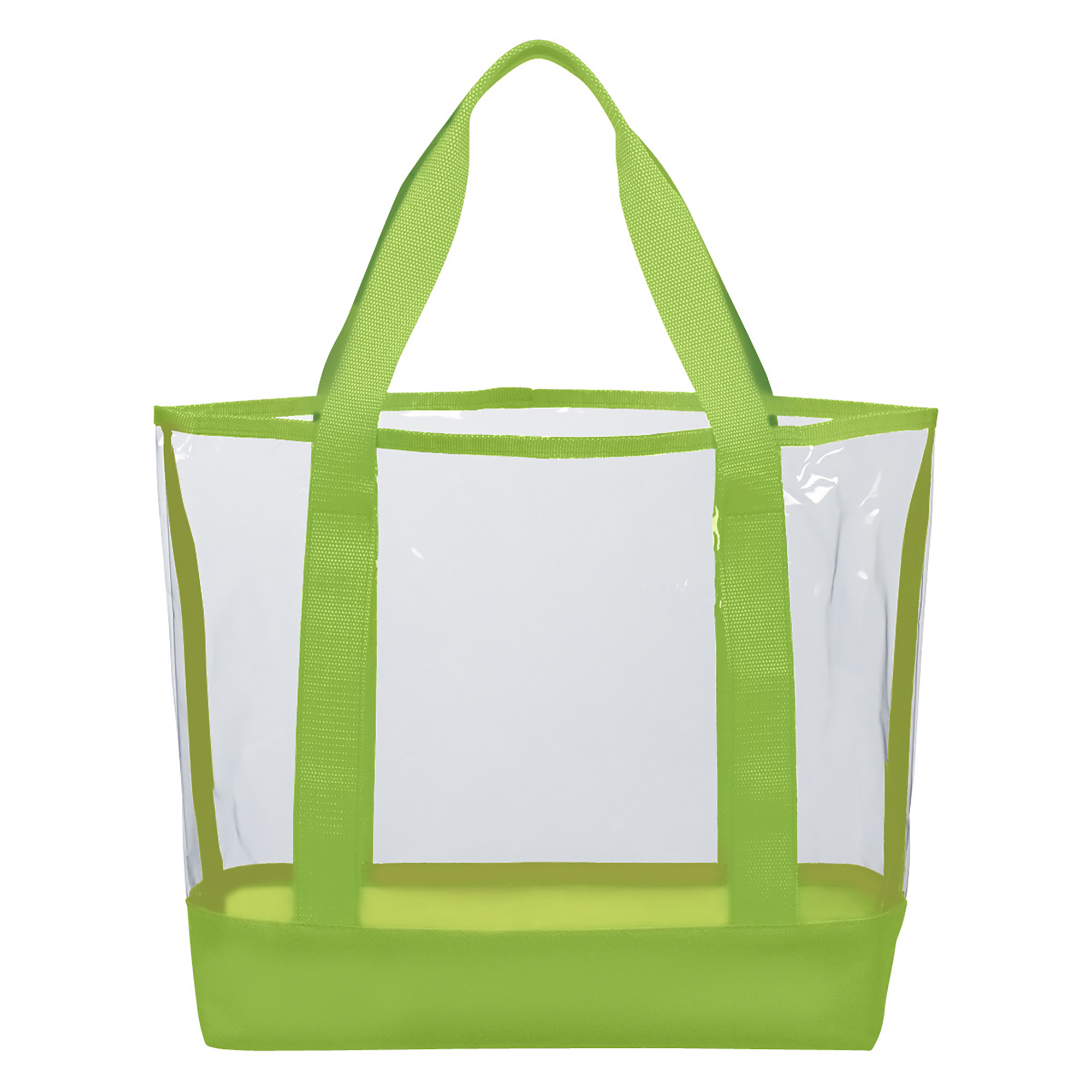 Clear PVC Plastic Tote Bag With Handles 6