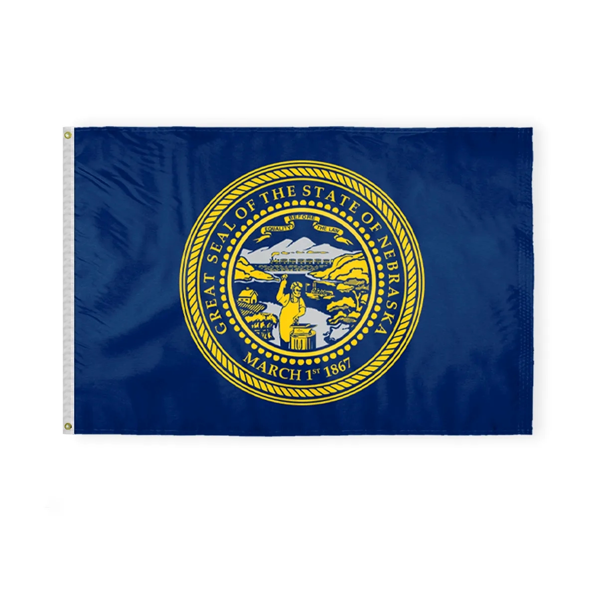 12"x18" to 8'x12' Nebraska Nylon Flags 6