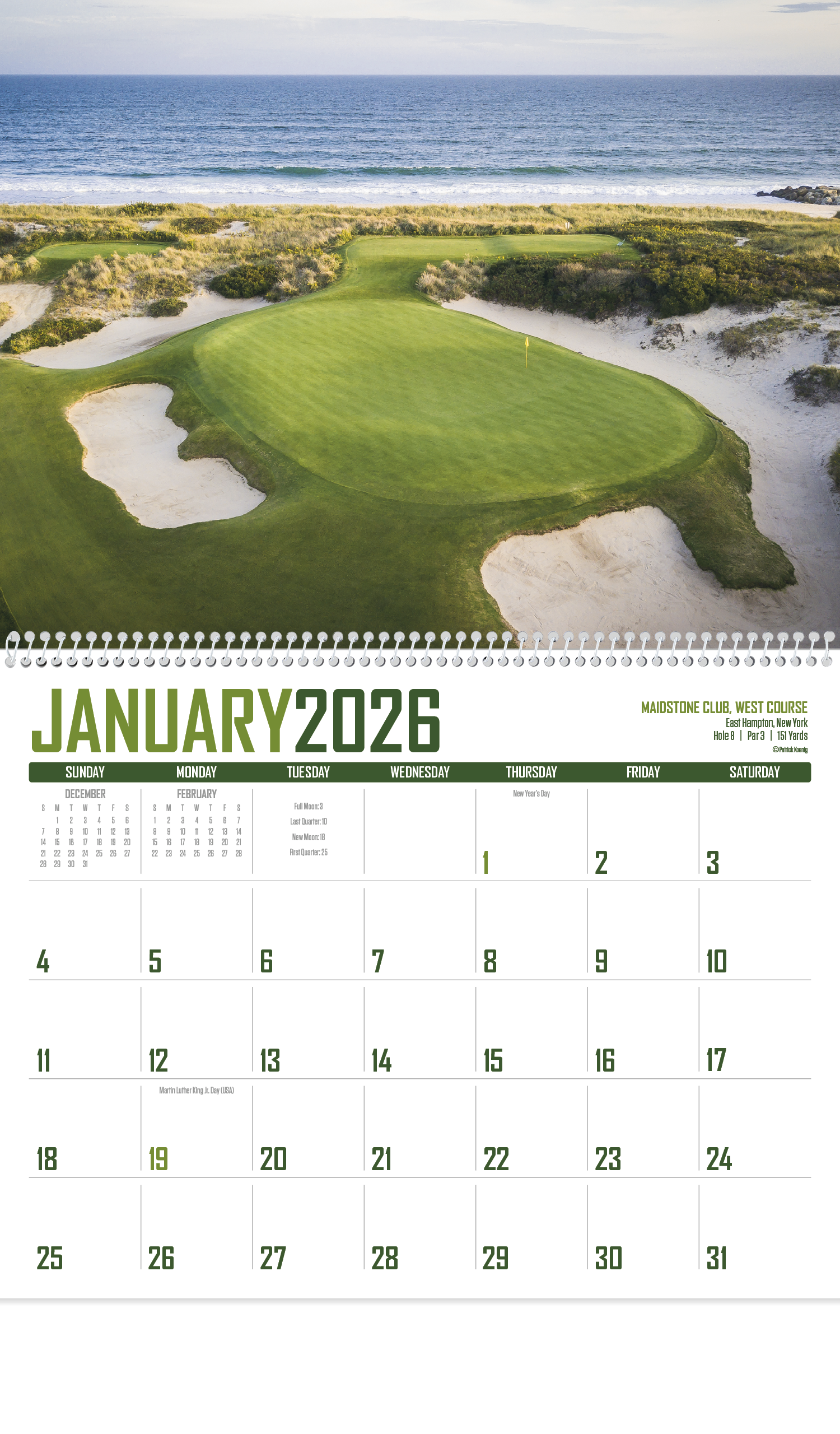 Triumph® Calendars Golf Calendar 14