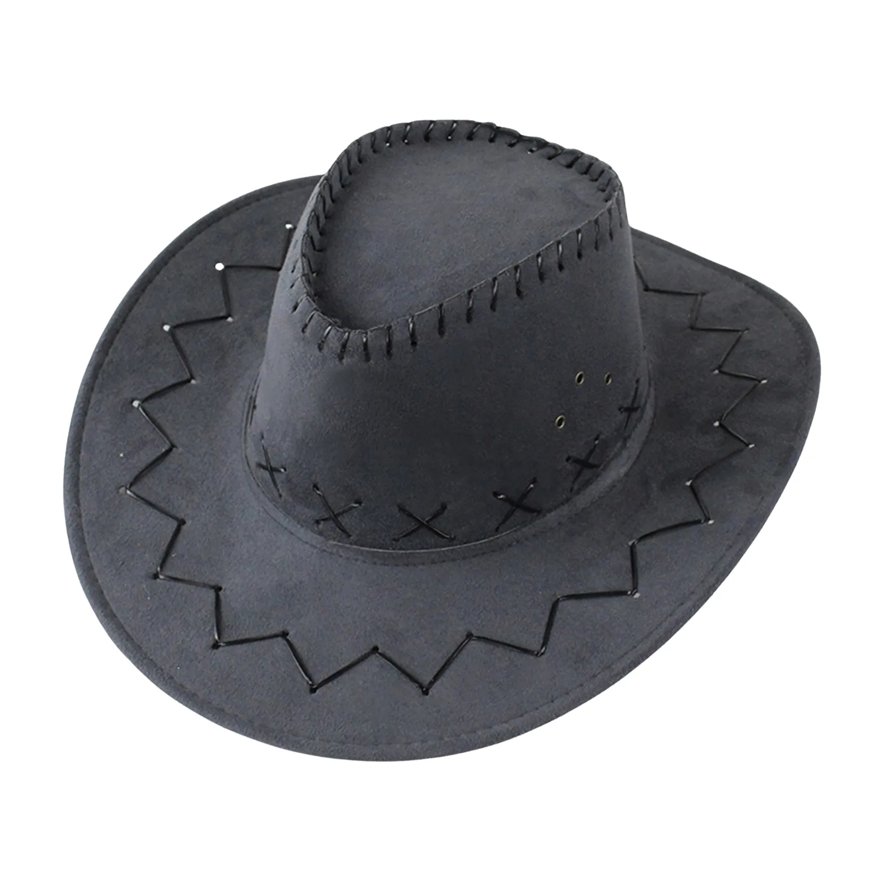 Children size Wide-brimmed cowboy hat for sun protection 3