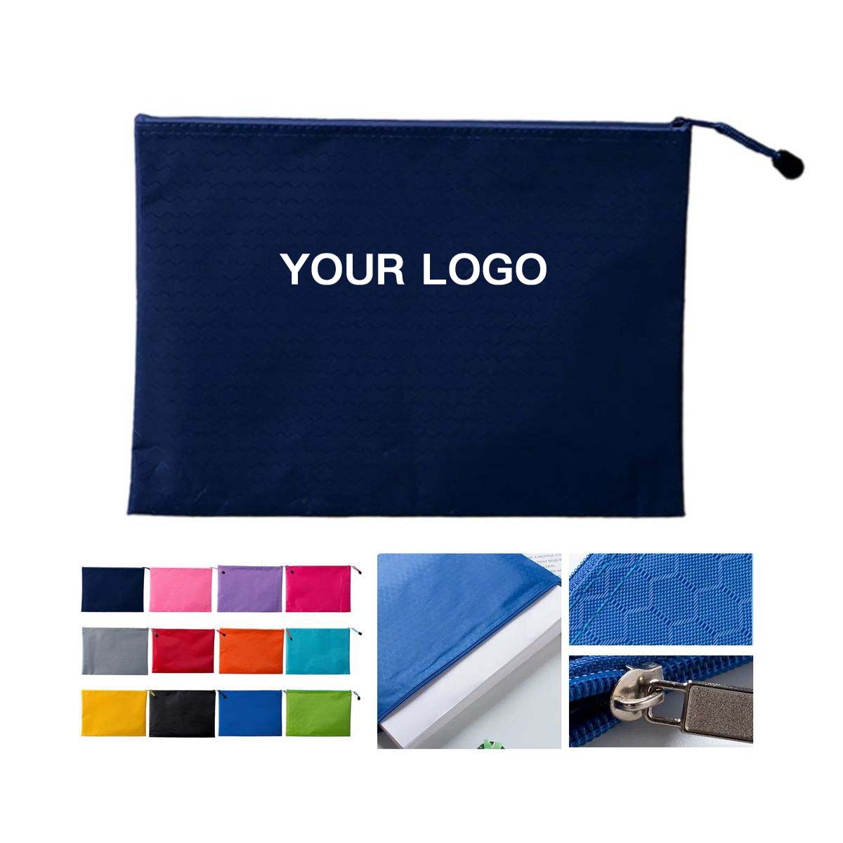 Oxford Fabric File Organizer with Zipper Closure 14