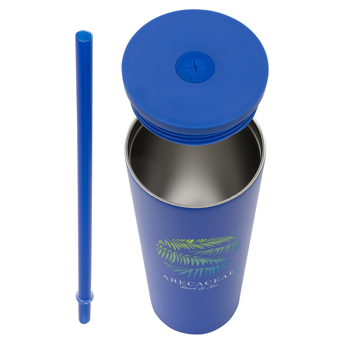 Bradford 24 oz Vacuum Insulated Stainless Steel Tumbler with Straw 39