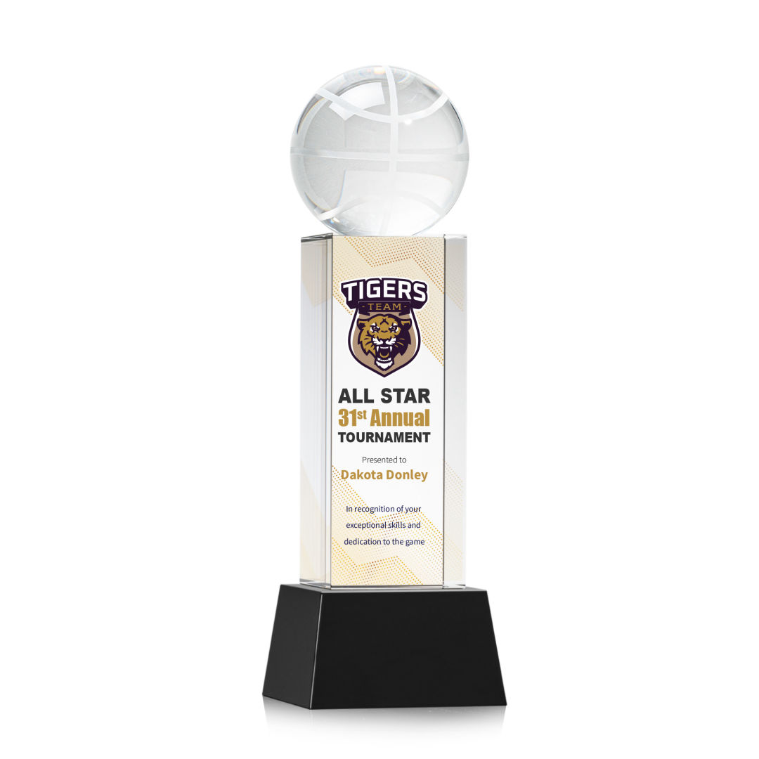Basketball VividPrint™ Award on Belcroft - Black 12