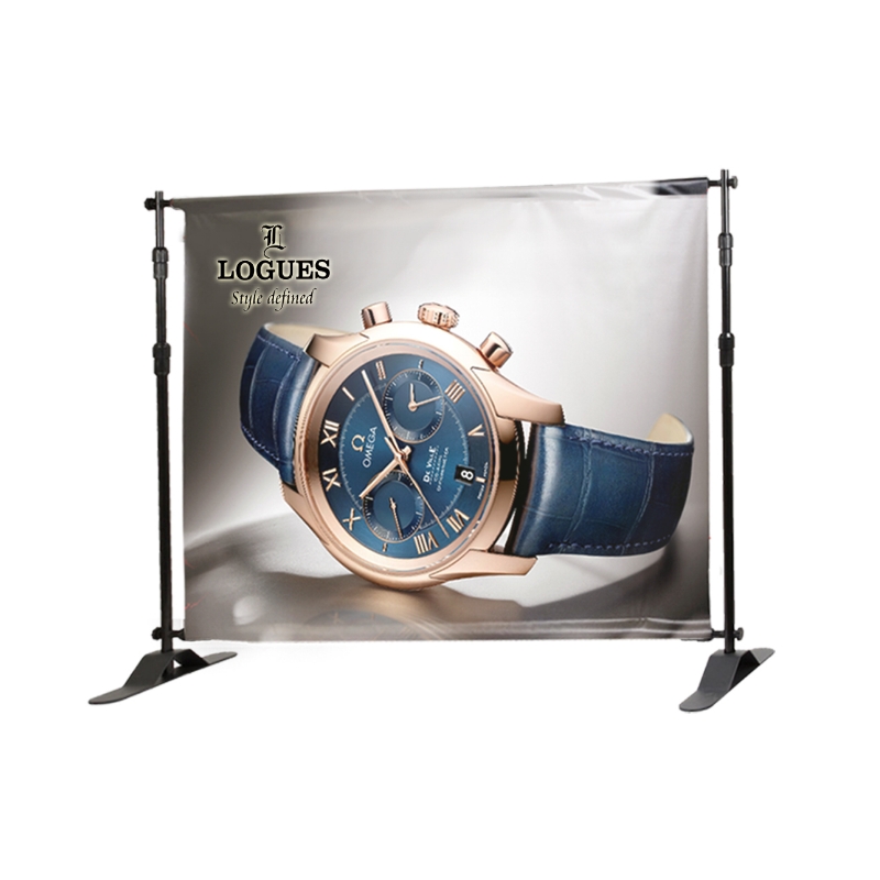 Size Me™, 60" x 72" Vinyl, Double-Sided Banner, Telescopic Backdrop Banner 5