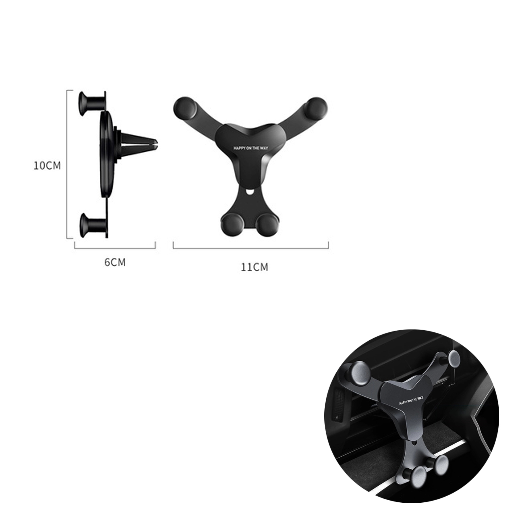 Auto Air Vent Phone Holder 2