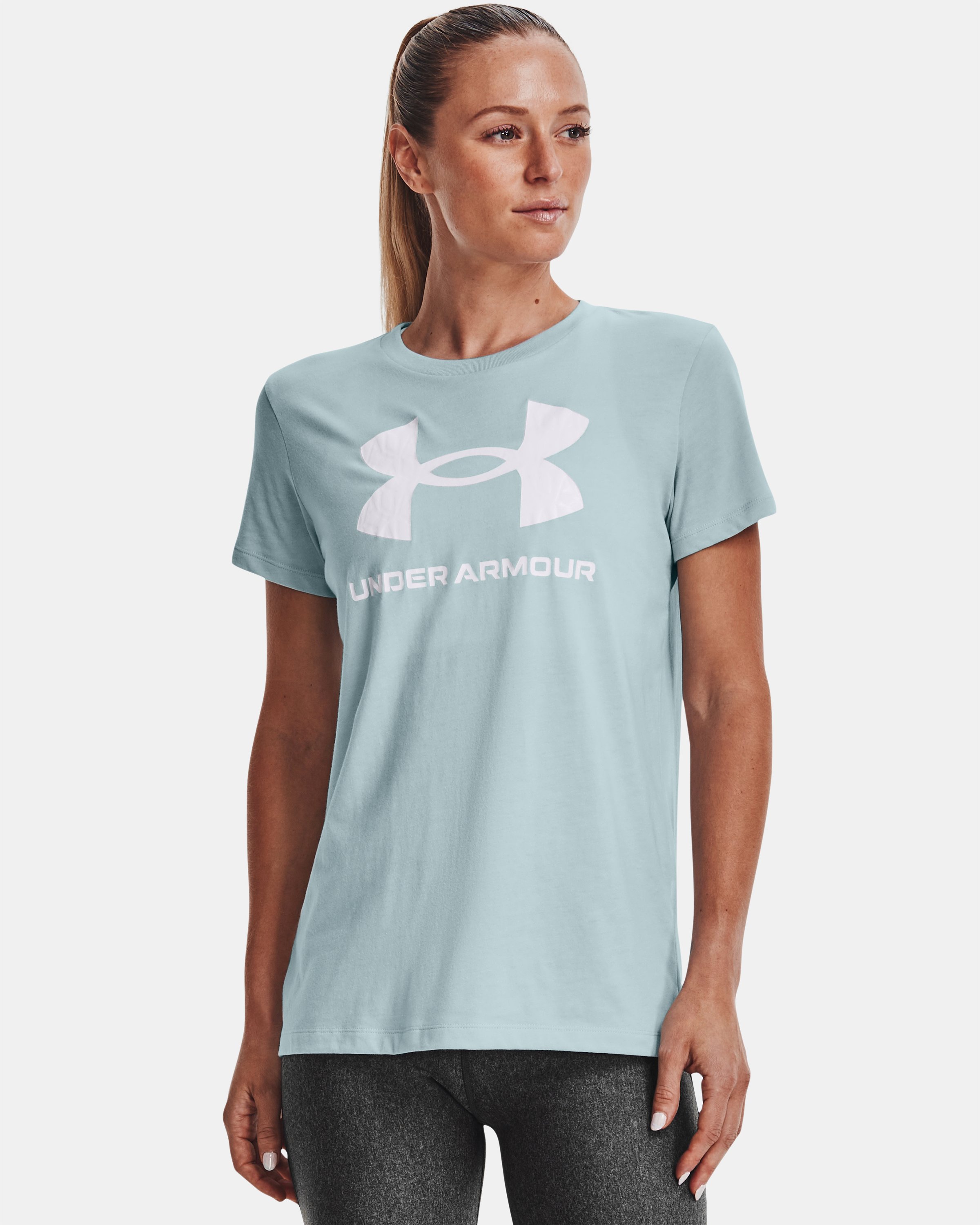 UA Rival Logo Women's Short Sleeve 45