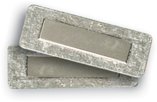 Magnet Badge Fastener (Double Bar)- (3/8" x 1")