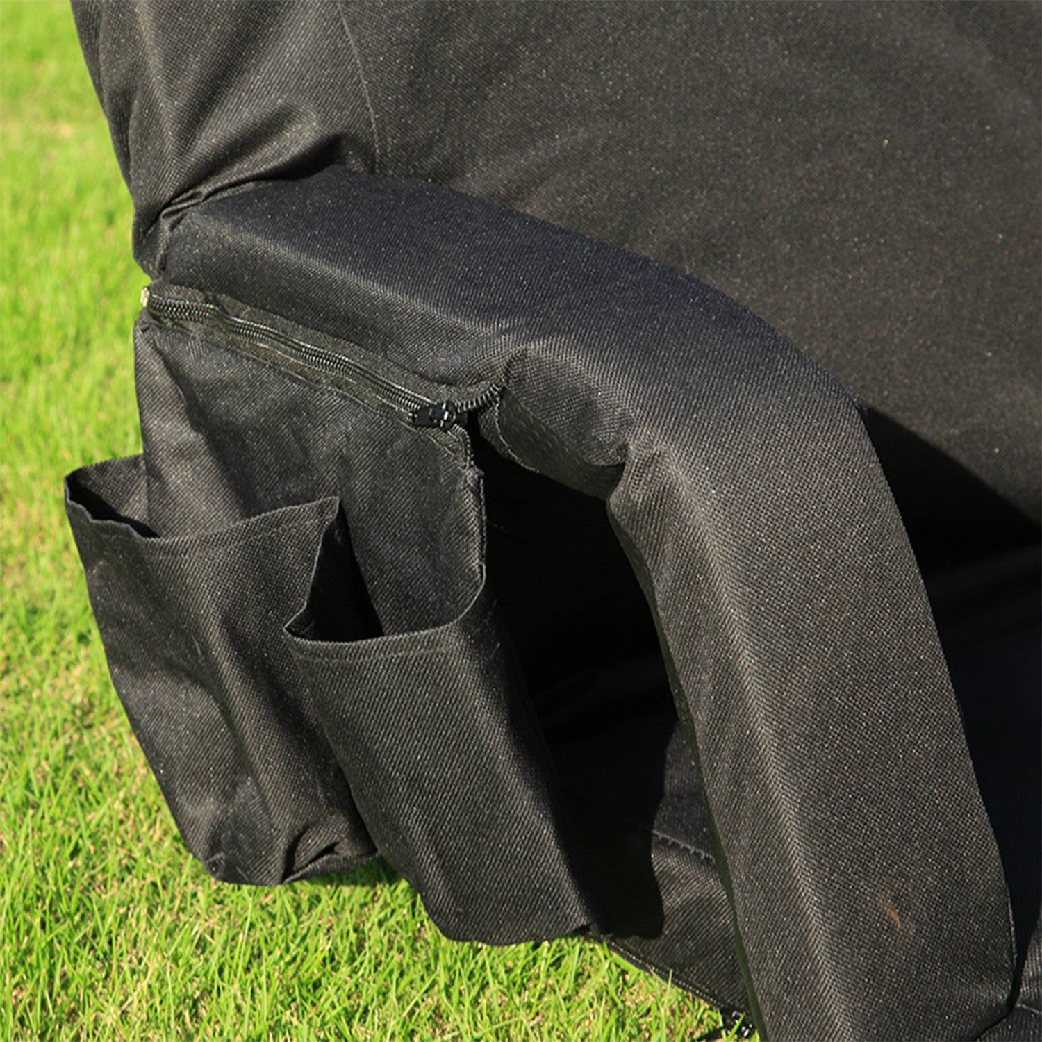 Heated stadium seat cover without battery 5