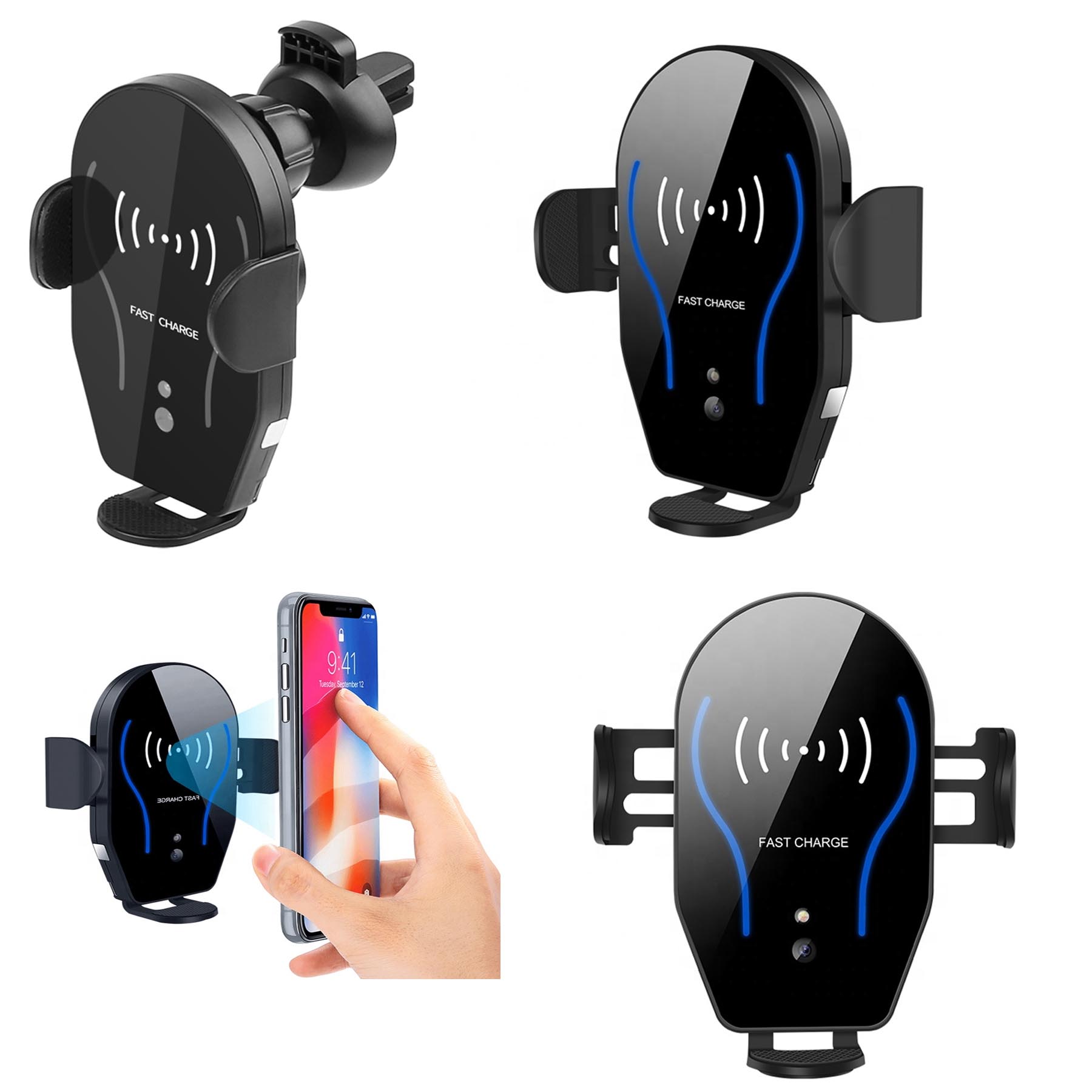 iBank ® Wireless Car Charger Phone Mount Air Vent Phone Holder 1