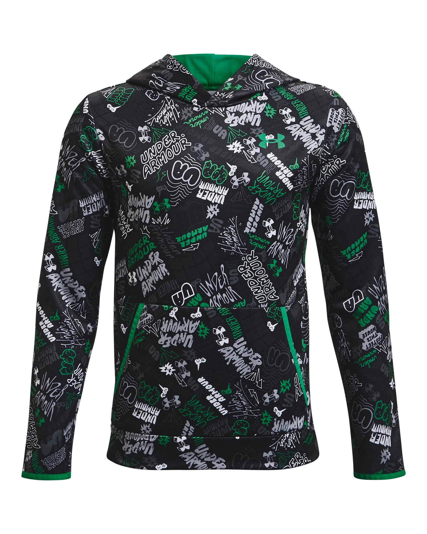 Boys' Armour Fleece Scribble Hoodie  4