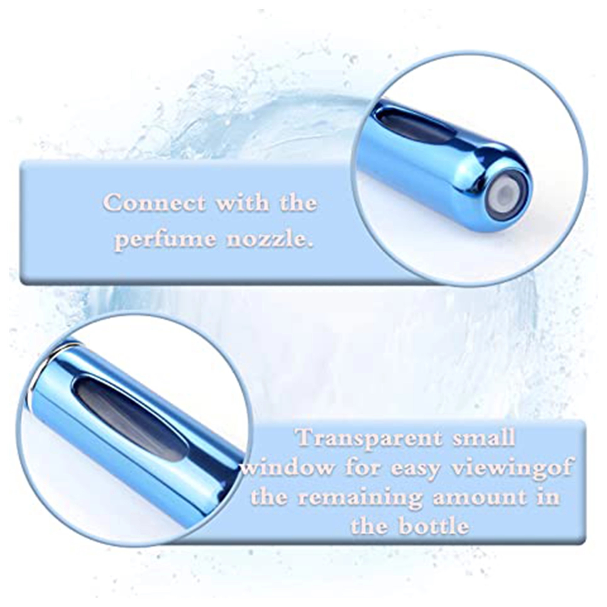 MOQ100 Mini Refillable Perfume Spray Bottle 5ML 4