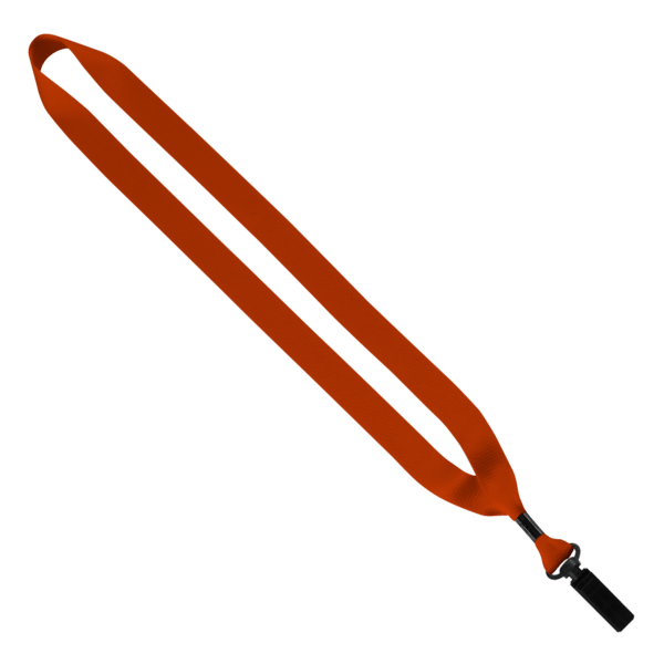 3/4" Polyester Lanyard with Bulldog Clip 31