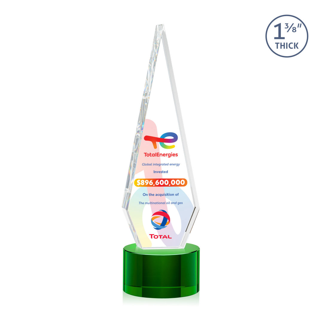 Springfield VividPrint™ Award on Marvel Base - Green 5