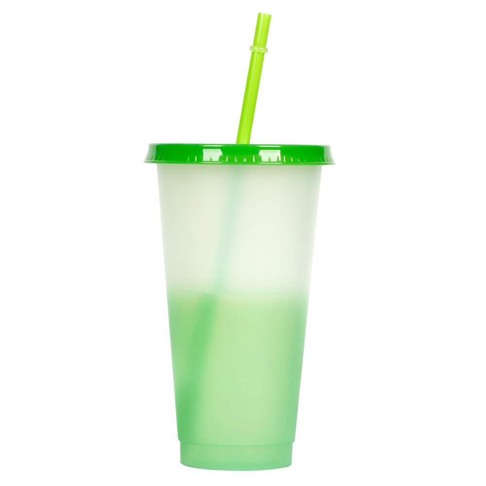 24oz. Color Changing Cups with Lids and Straws 5