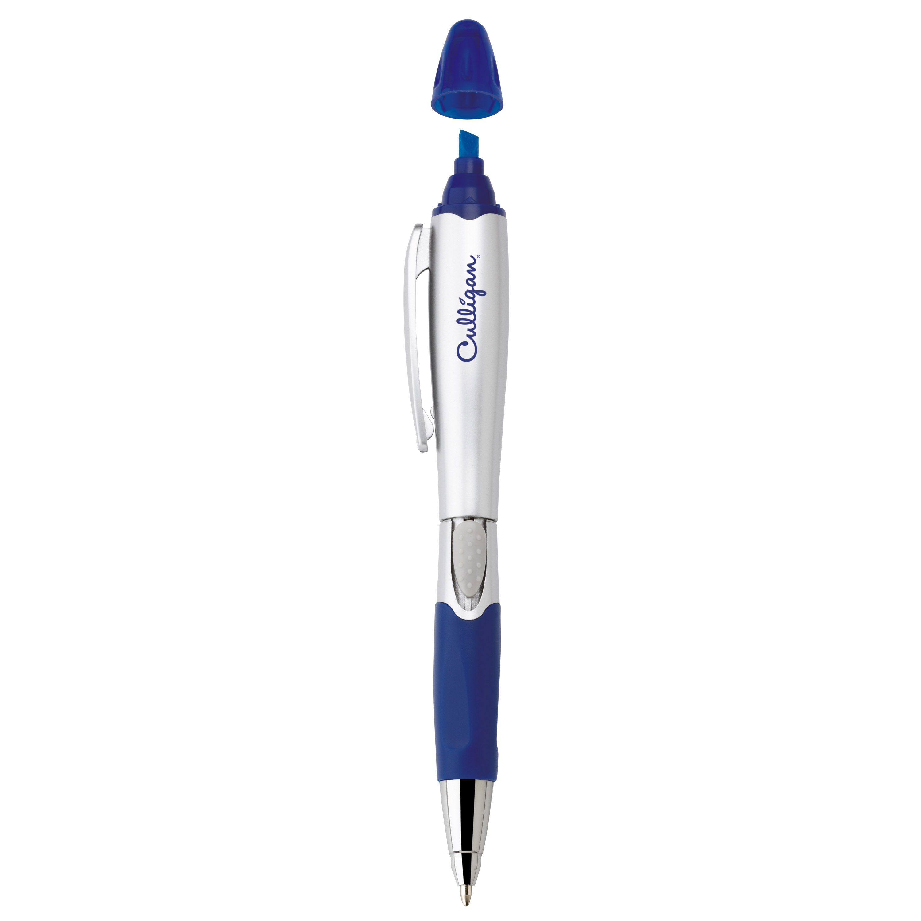 Silver blossom ballpoint penhighlighter 8