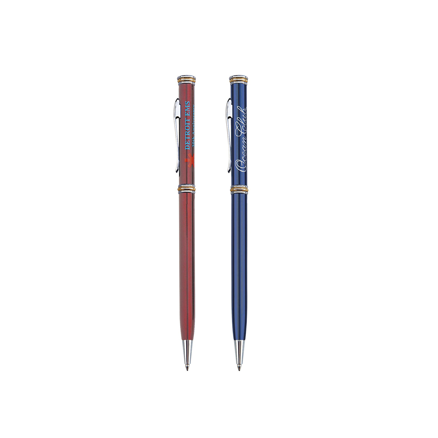 Metallic Ballpoint Twist Pen - Colors 6