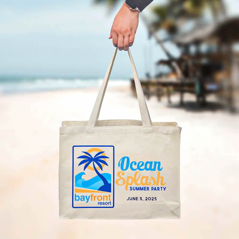 Custom Full Gusset Heavy Canvas Tote Bags, custom tote bag with logo imprint 14