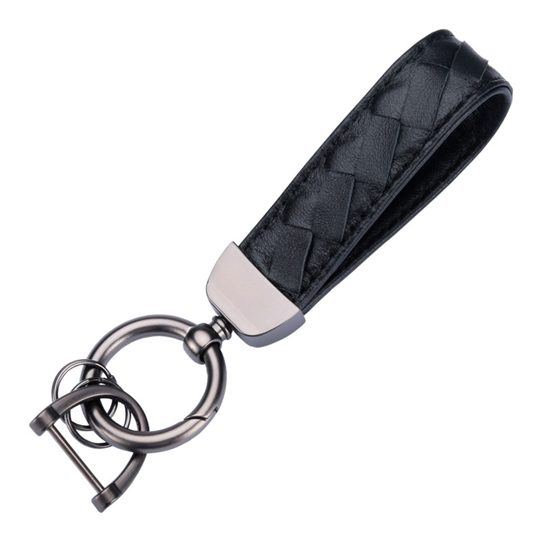 Pu Leather Wristband Keychain 1