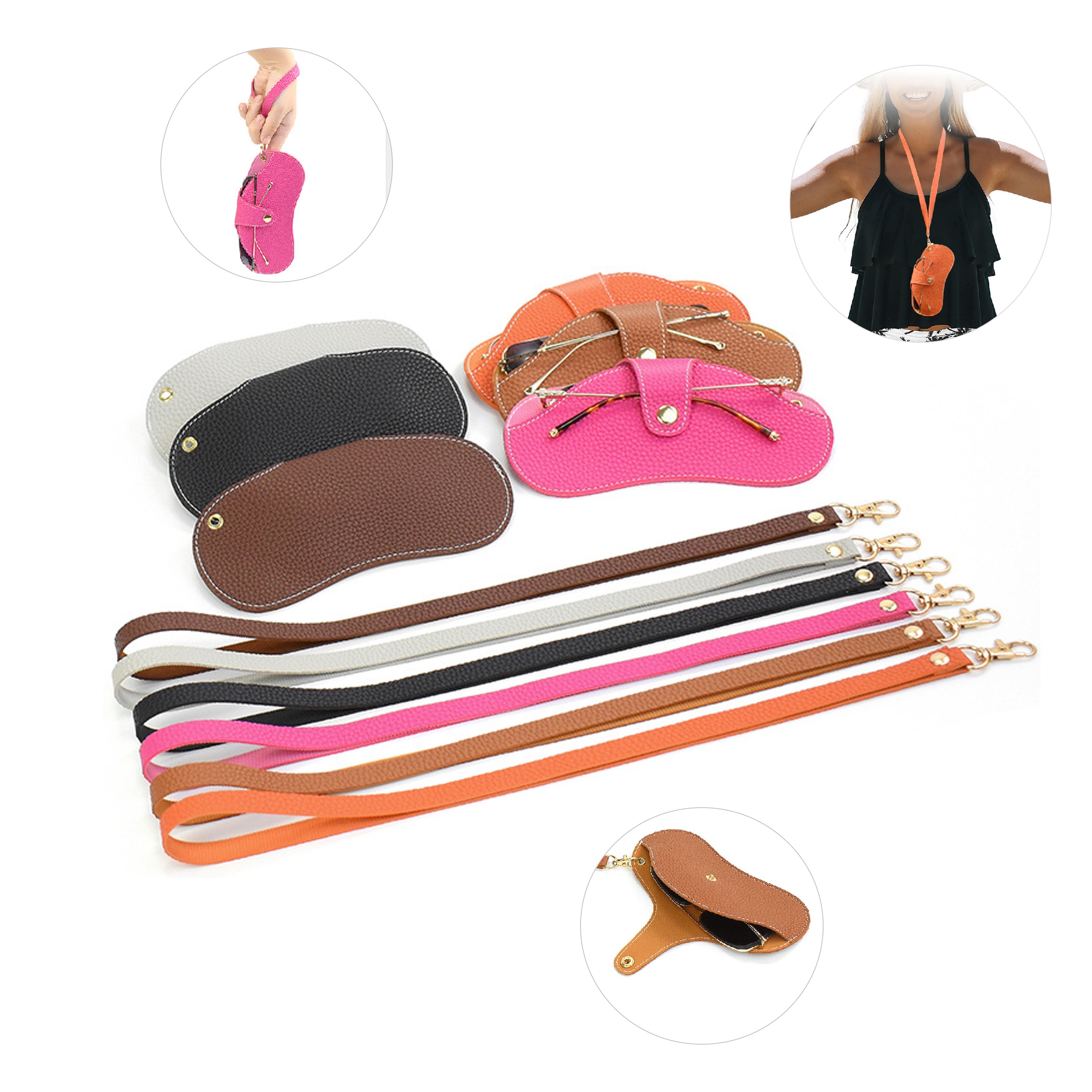 Leather Glasses Case Holder 3