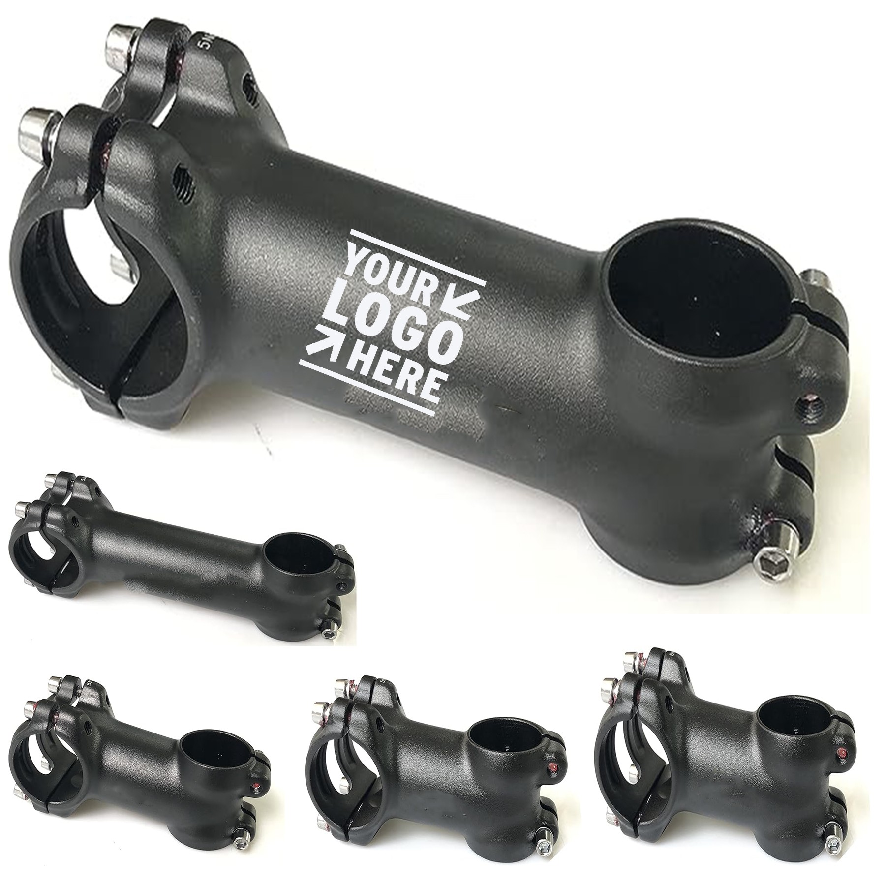 Mountain Bike Stem Bicycle Handlebar Riser Aluminum Alloy 7 Degree Bicycle Steerer 3