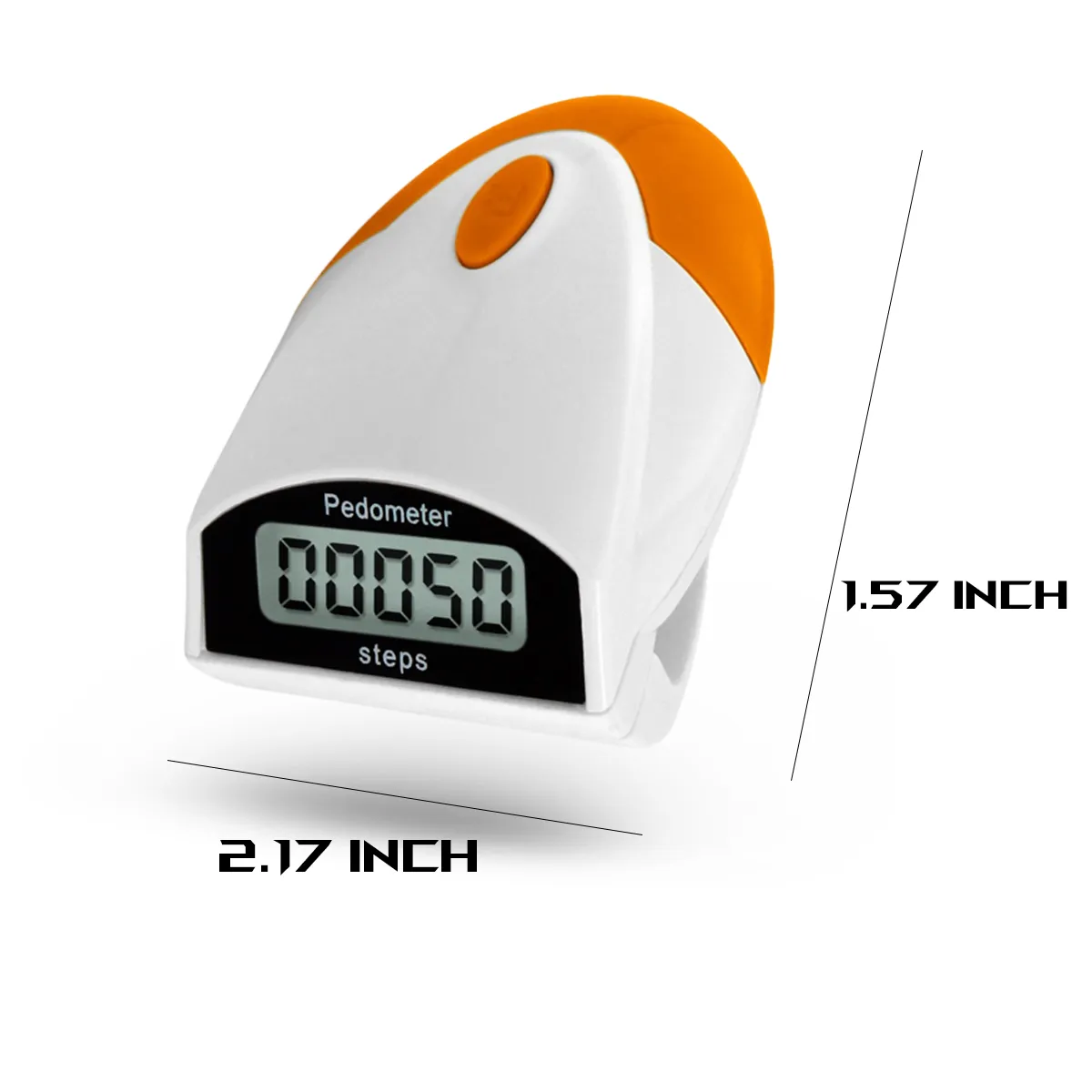 Portable Simple Step Counter Pedometer With Waist Clip 2