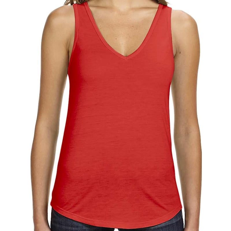 Bella Ladies Flowy V-Neck Tank 9