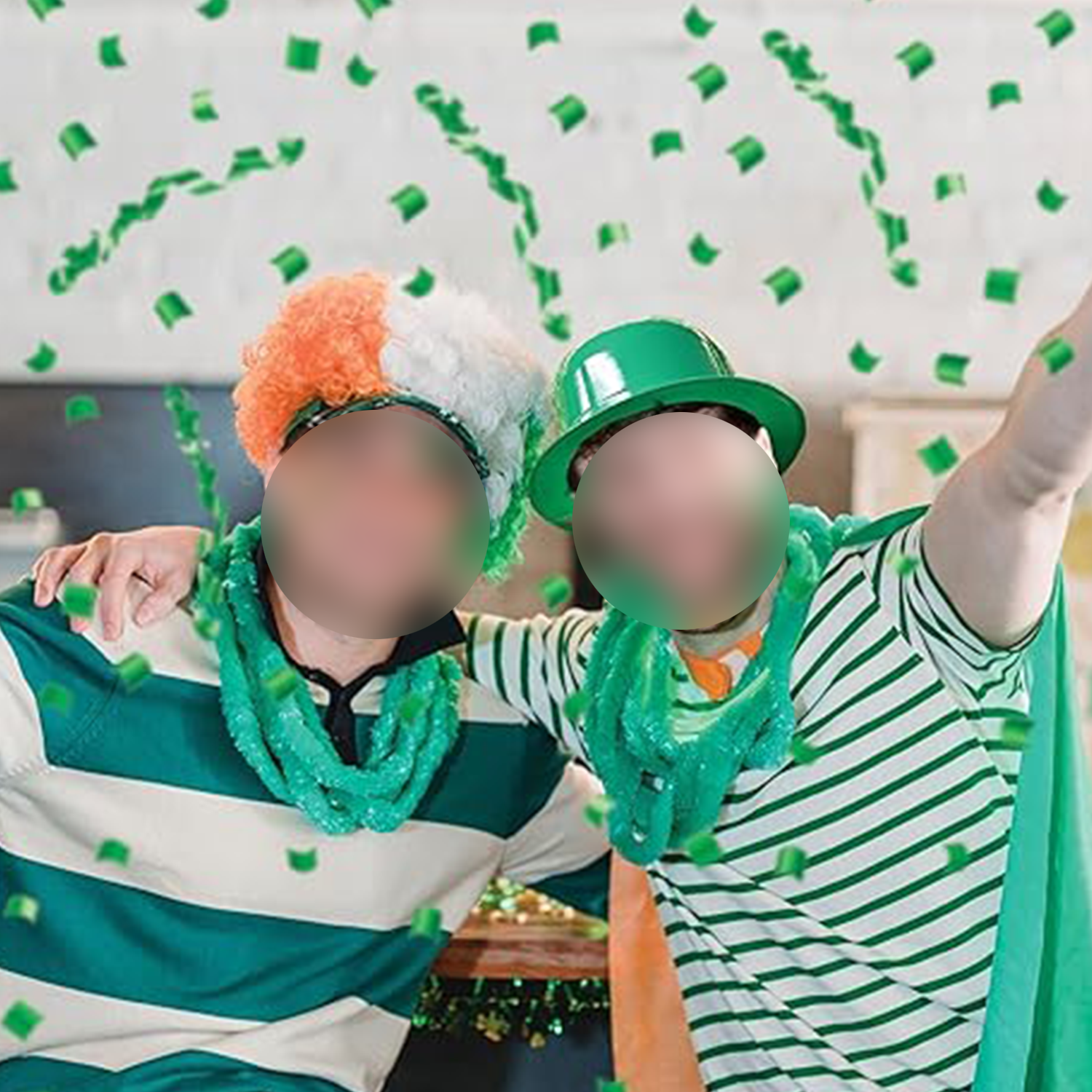 Plastic St Patricks Day Mini Party Hat 3