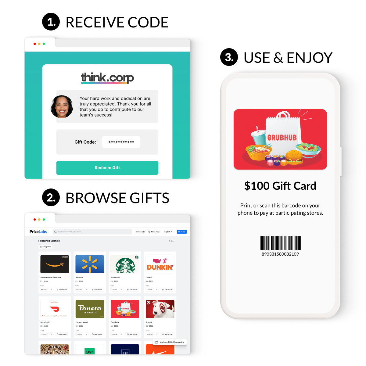 Grubhub Gift Card 6