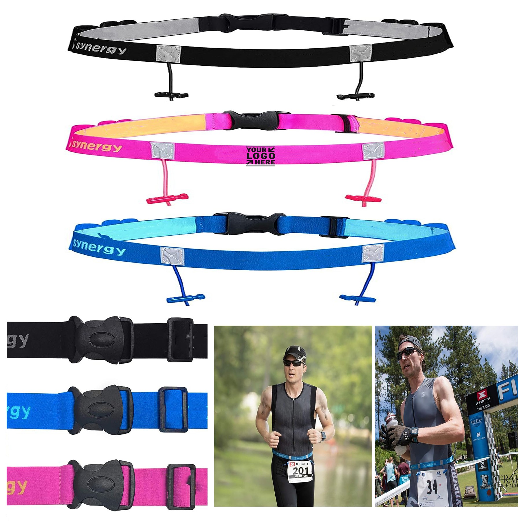 Synergy Running Triathlon Race Day Number Belt 1