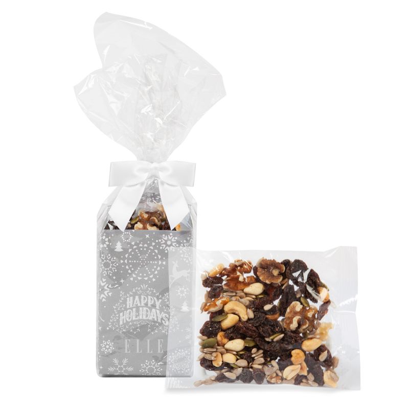 Holiday Gift Tote with Raisin Nut Trail Mix 3