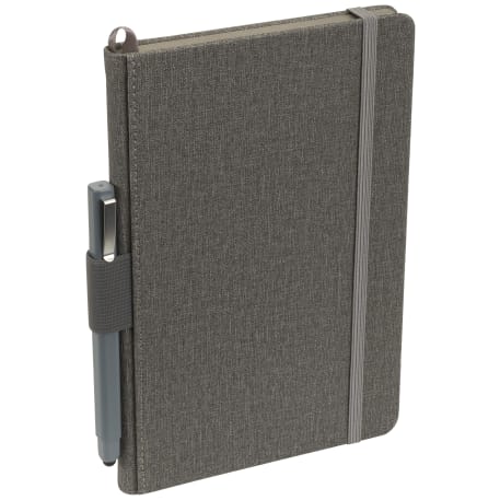 FSC® Mix 5.5" x 8.5" Heathered Hard Bound Journal 47