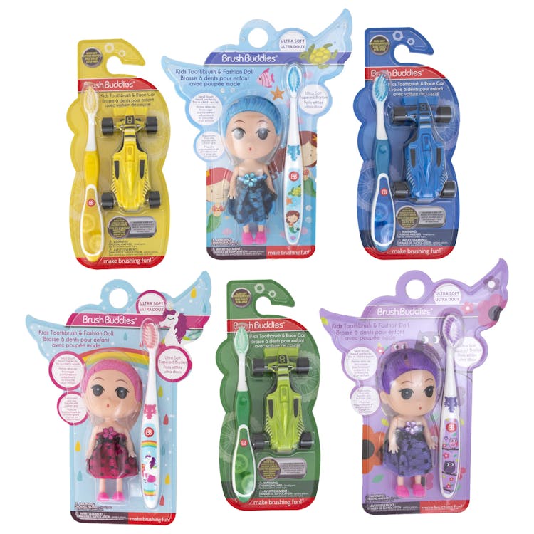 Kids' Toothbrush with Toy Kits - Assorted 2 Piece 2