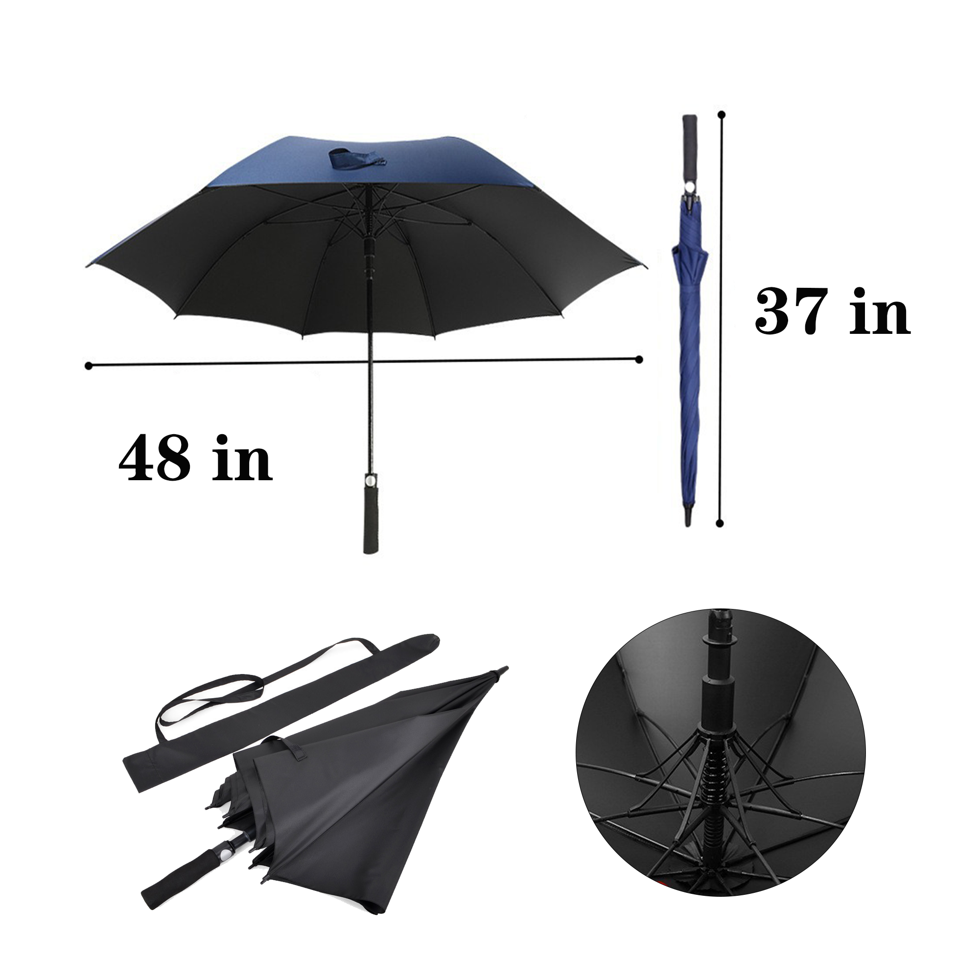 Automatic Long-handled Double-layer Parasol 3
