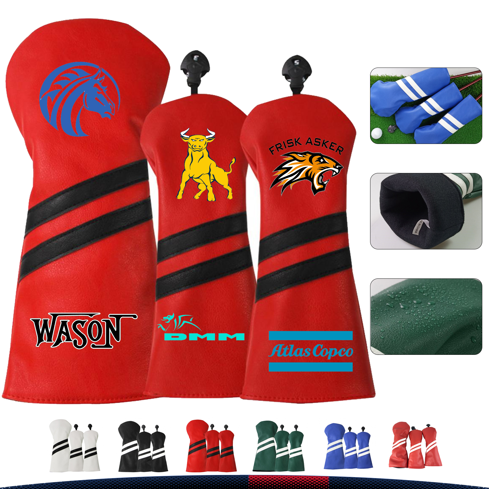 Jey Golf Club Cover Set 5