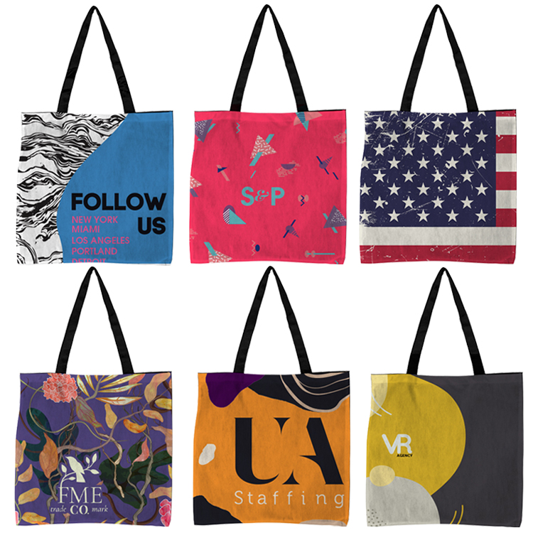Flat Tote- Full Color on Both Sides 1