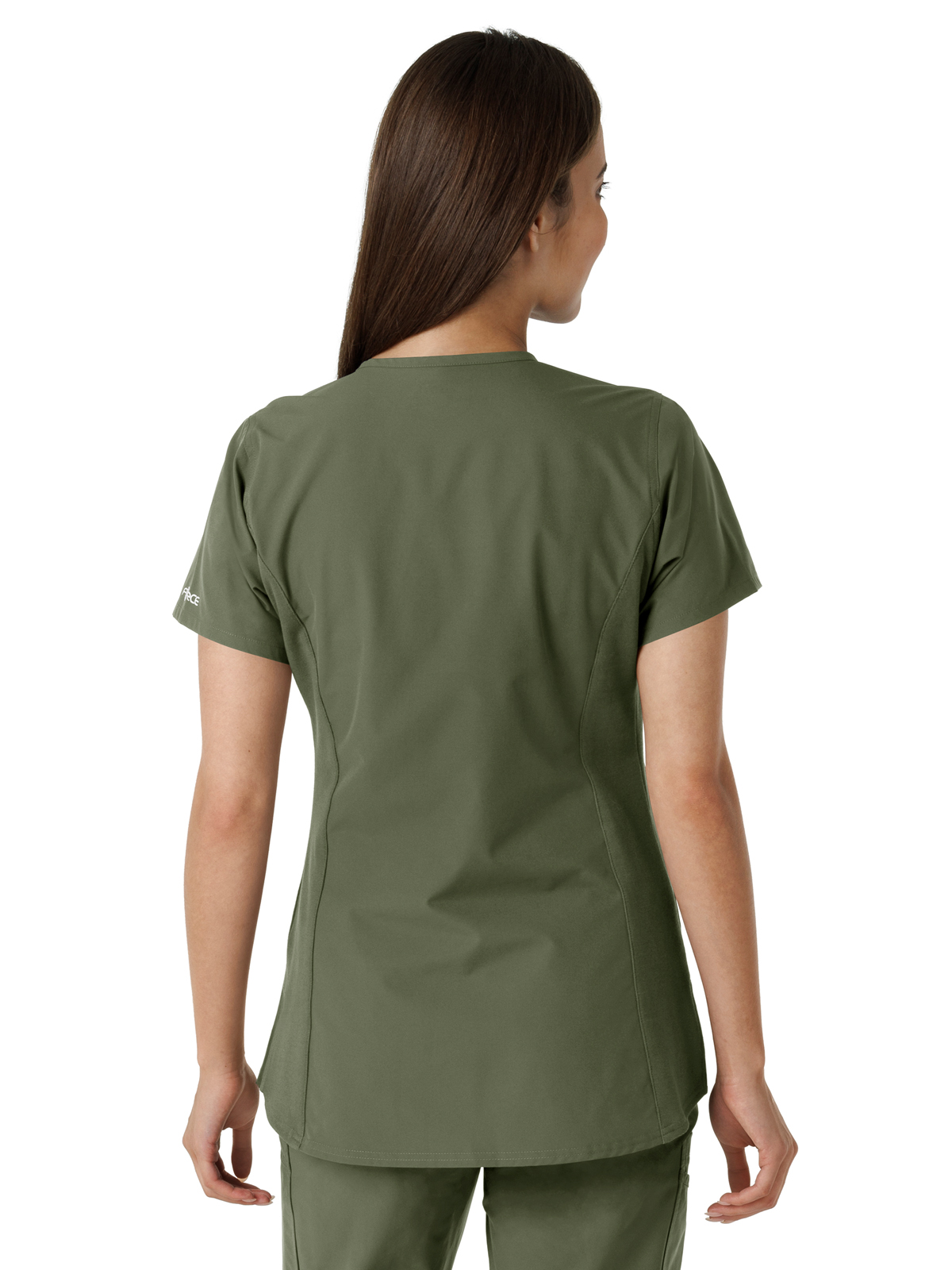 Carhartt Scrubs - Force Essentials Women's Notch Neck Tunic Knit Panel Top 29