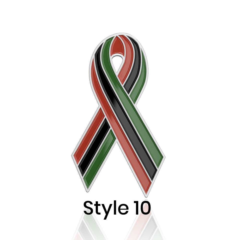 Stock Awareness Ribbon Pins 18