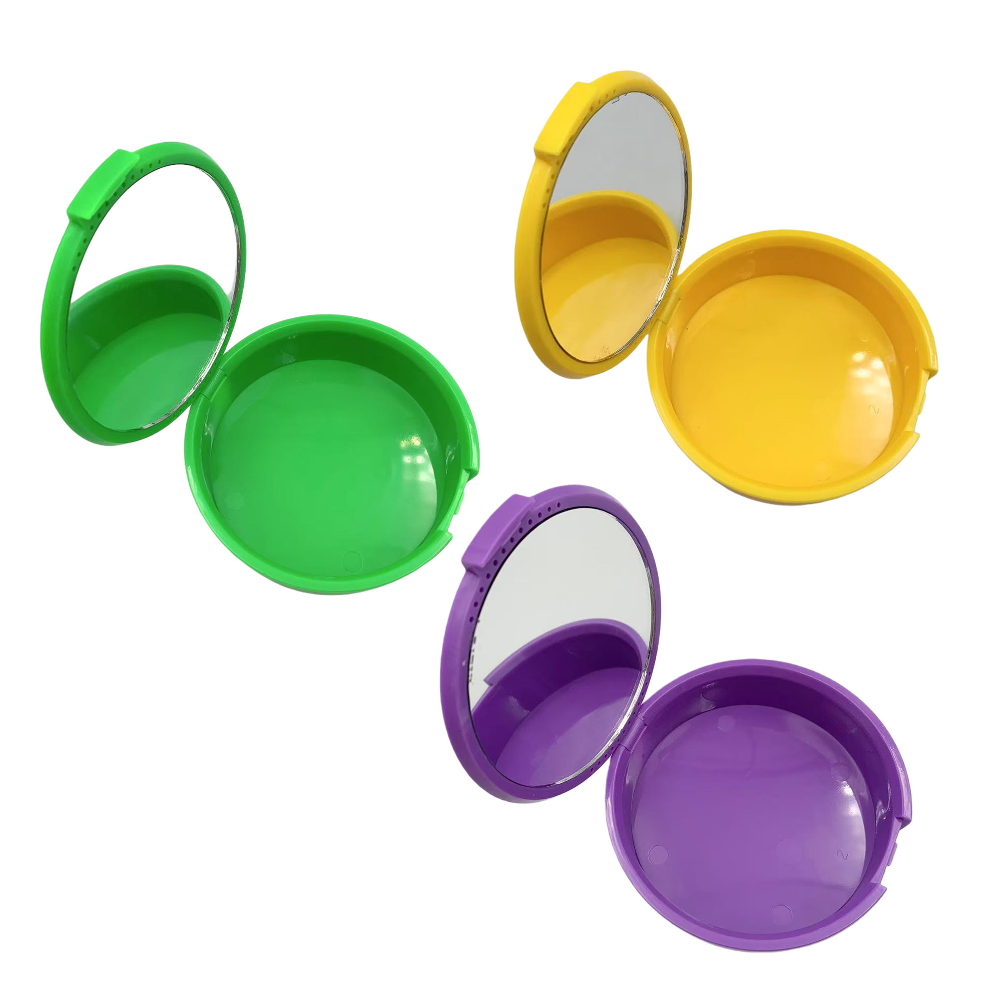 Convenient Round Invisible Braces Storage Case 2