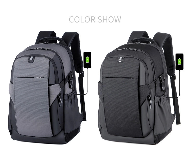 Custom Multifunctional Laptops Backpacks with USB Port 7