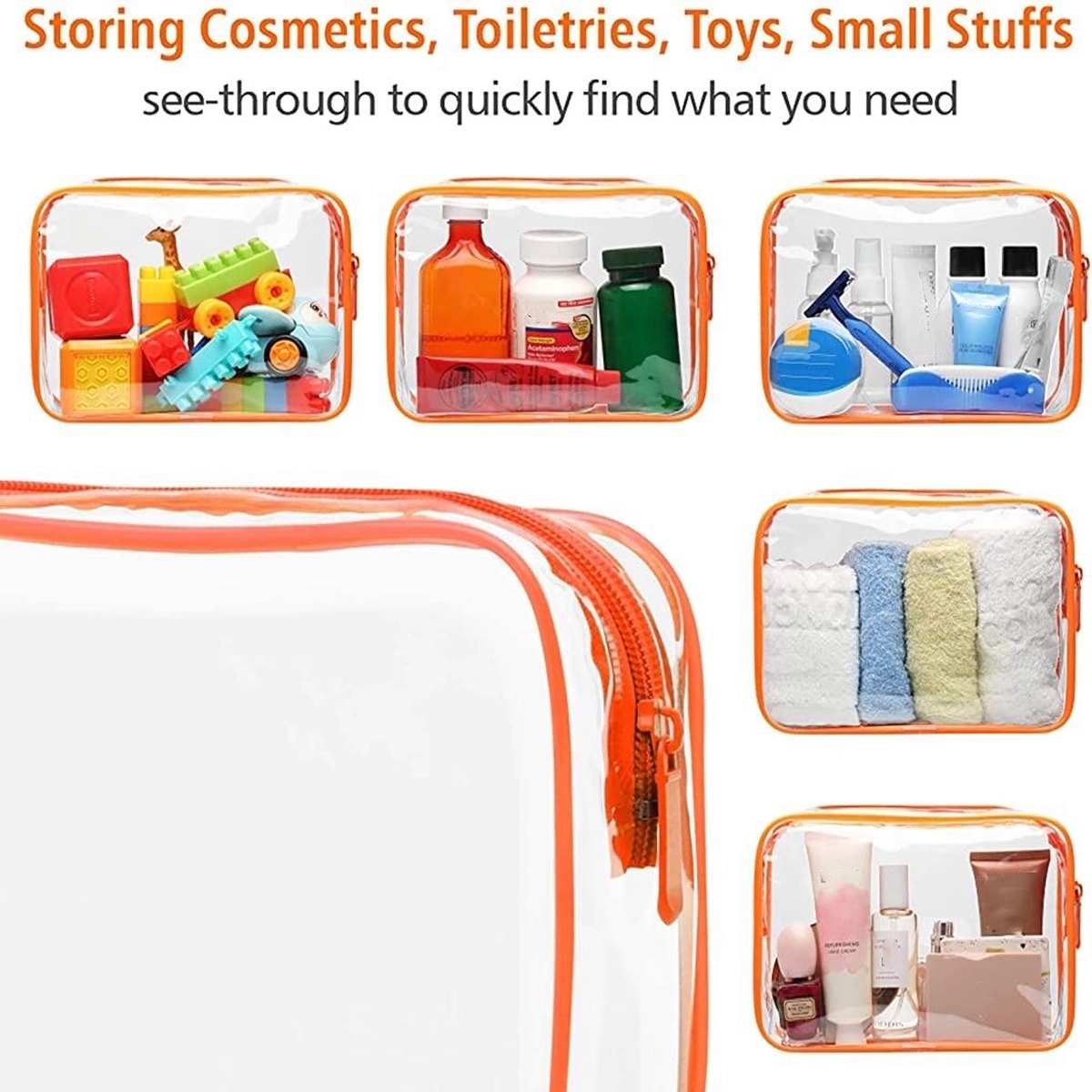 Clear PVC Toiletry Bag 2