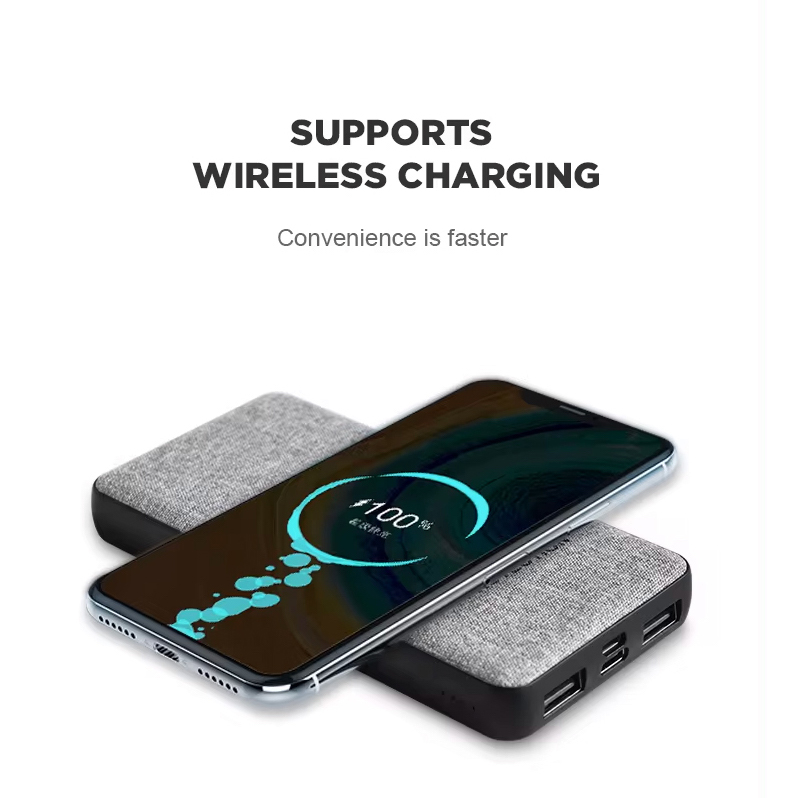 EcoTech Eco-Friendly 10000mAh rPET Wireless Power Bank 9